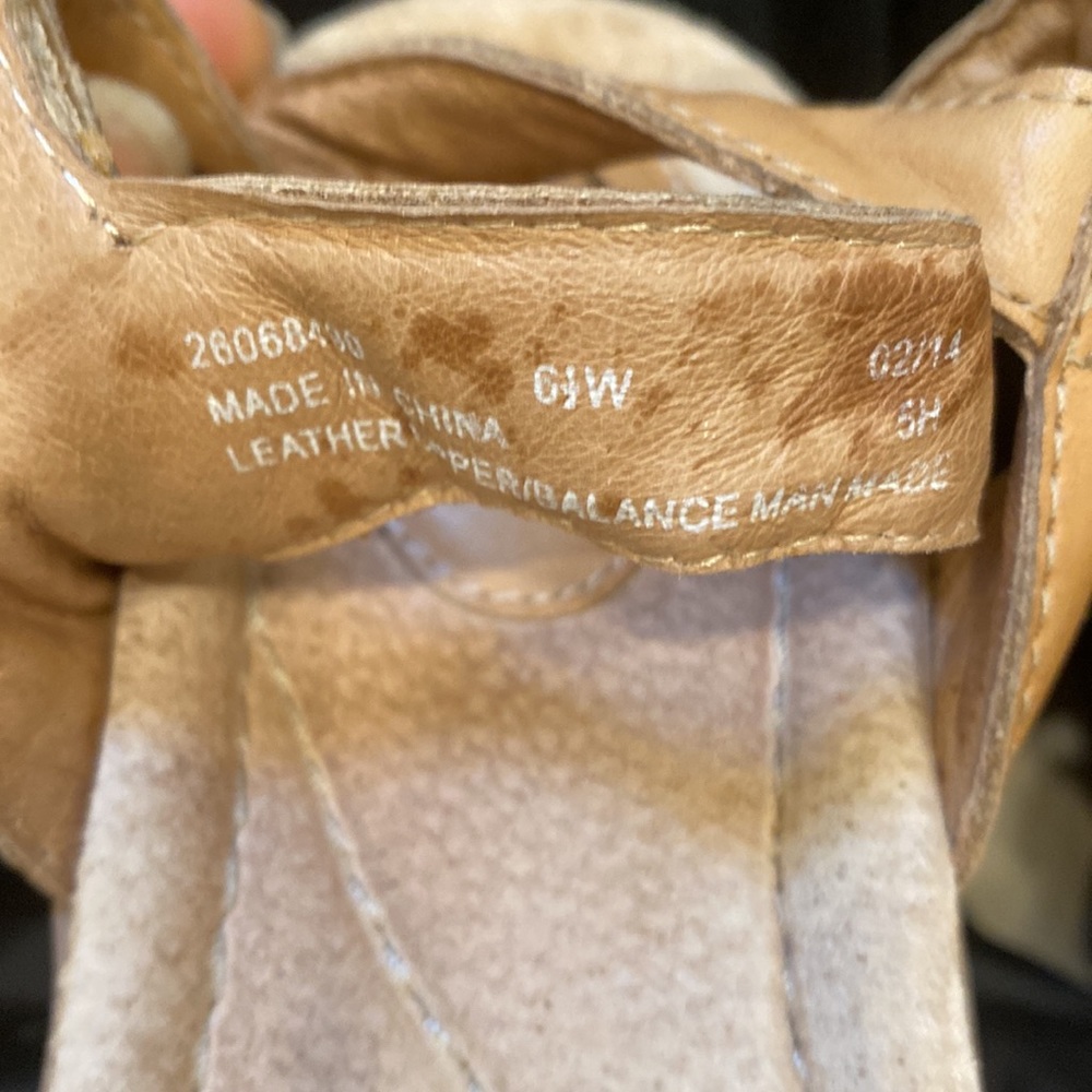 CLARKS LEATHER SANDALS - Picture 5 of 5